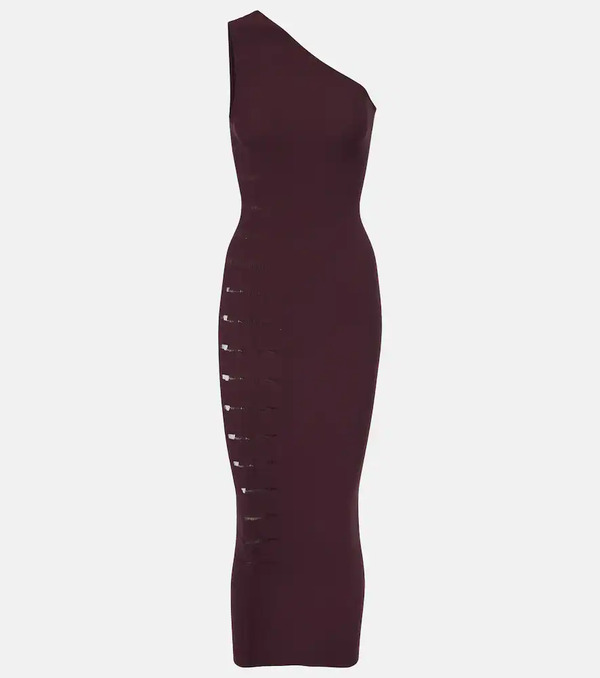  Wolford Wolford Slash One-shoulder Midi Dress 