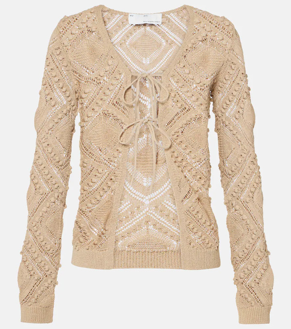  Xu Zhi Xu Zhi Crochet Lace Cardigan 