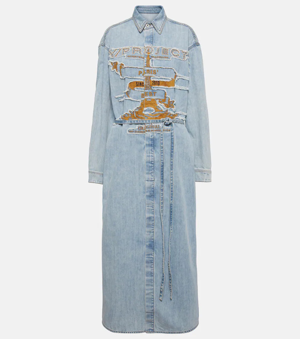  Y/project Y/project Evergreen Paris' Best Denim Shirt Dress 