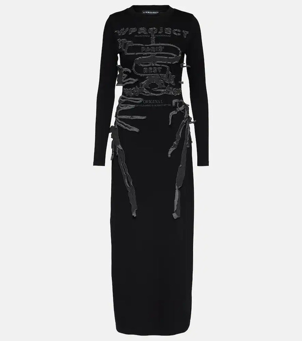  Y/project Y/project Paris' Best Cotton Jersey Maxi Dress 