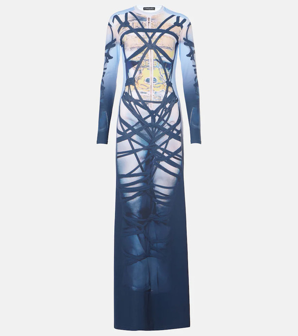  Y/project Y/project Printed Maxi Dress 