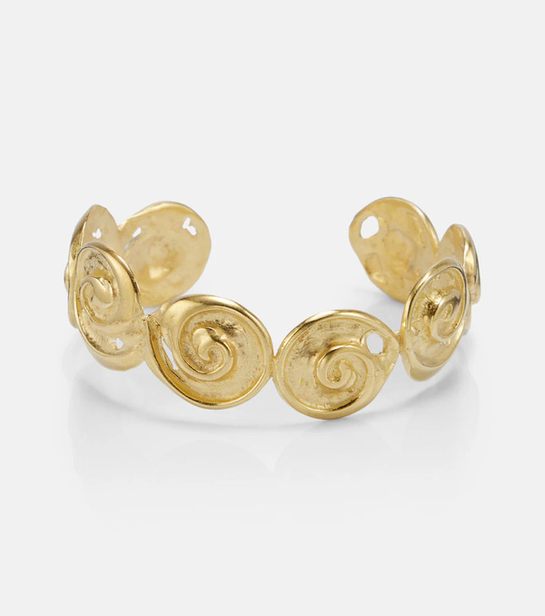 Ysso Ysso Cote 24kt Gold-plated Cuff Bracelet 
