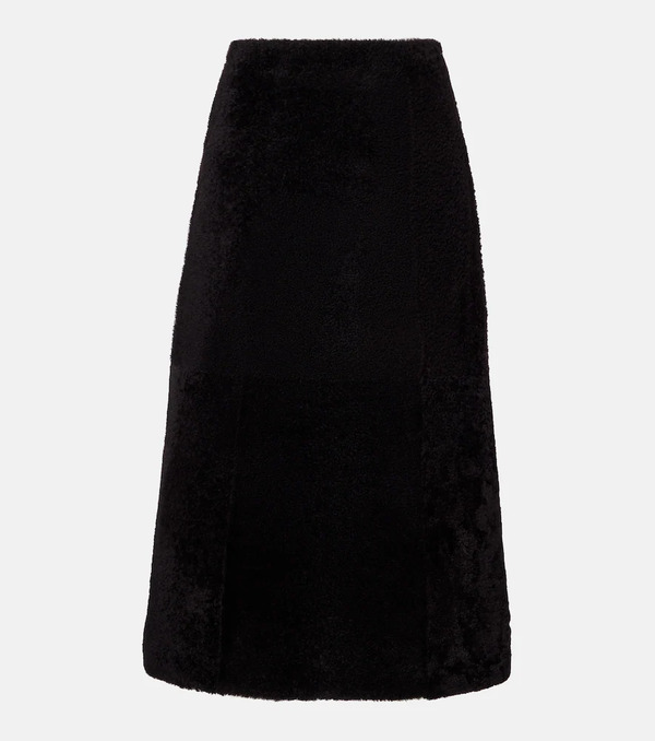  Yves Salomon Yves Salomon Shearling Maxi Skirt 