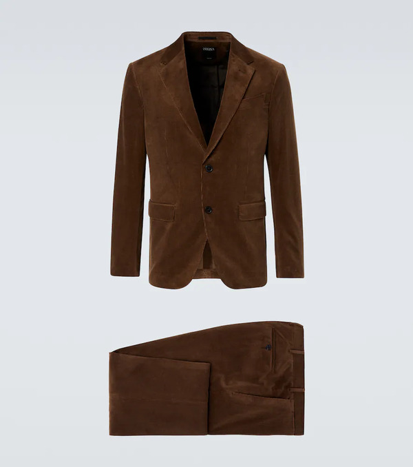  Zegna Zegna Corduroy Suit 