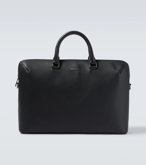  Zegna Zegna Leather Briefcase 