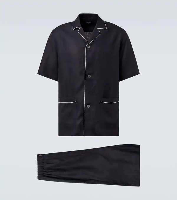  Zegna Zegna Linen Pajamas 