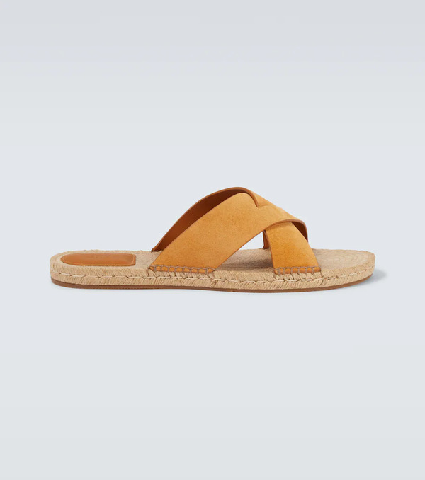  Zegna Zegna Suede Espadrille Sandals 