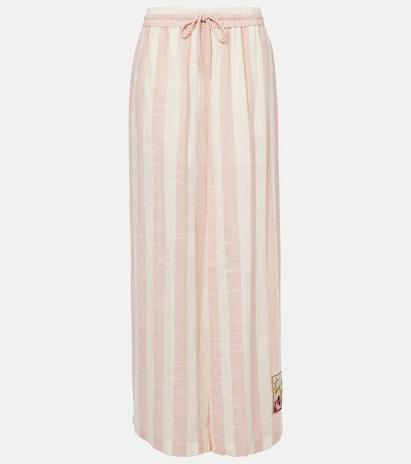  Zimmermann Zimmermann Acacia Striped Wide-leg Pants 