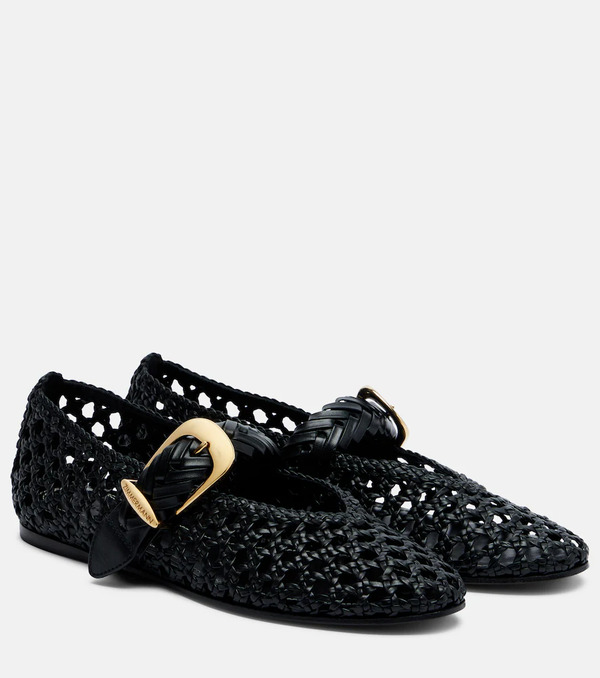  Zimmermann Zimmermann Alchemy Braided Leather Mary Jane Flats 