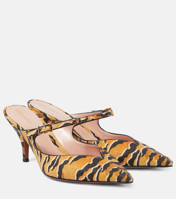  Zimmermann Zimmermann Zimmermann Aura Printed Mules 