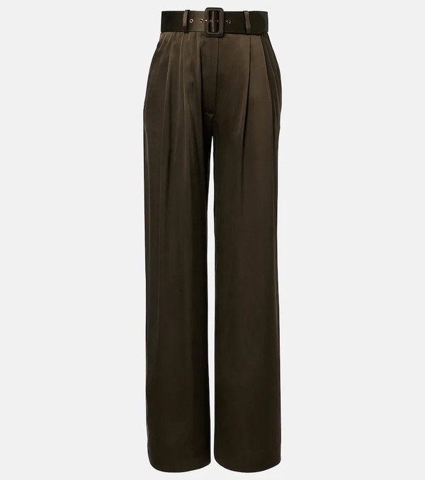  Zimmermann Zimmermann Belted Silk Wide-leg Pants 