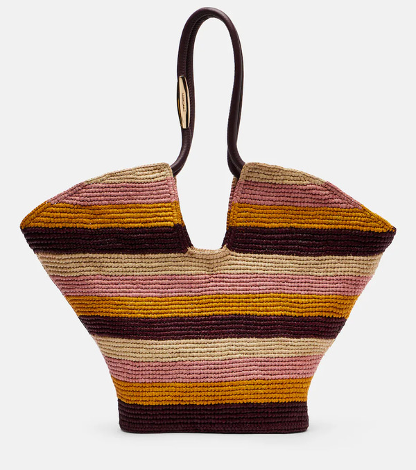  Zimmermann Zimmermann Goldentime Large Raffia Tote Bag 