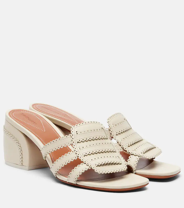  Zimmermann Zimmermann Goldie 65 Leather Mules 