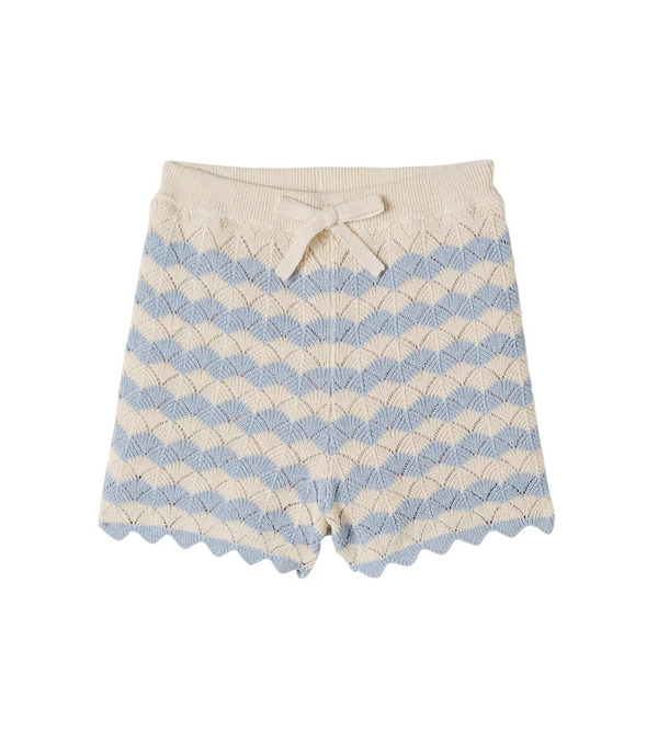  Zimmermann Kids Zimmermann Kids Aster Cotton And Linen-blend Shorts 