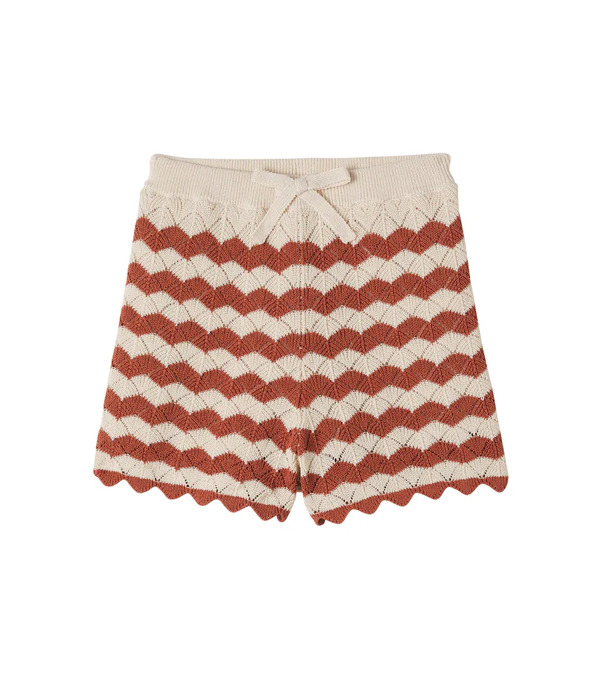  Zimmermann Kids Zimmermann Kids Aster Cotton And Linen-blend Shorts 