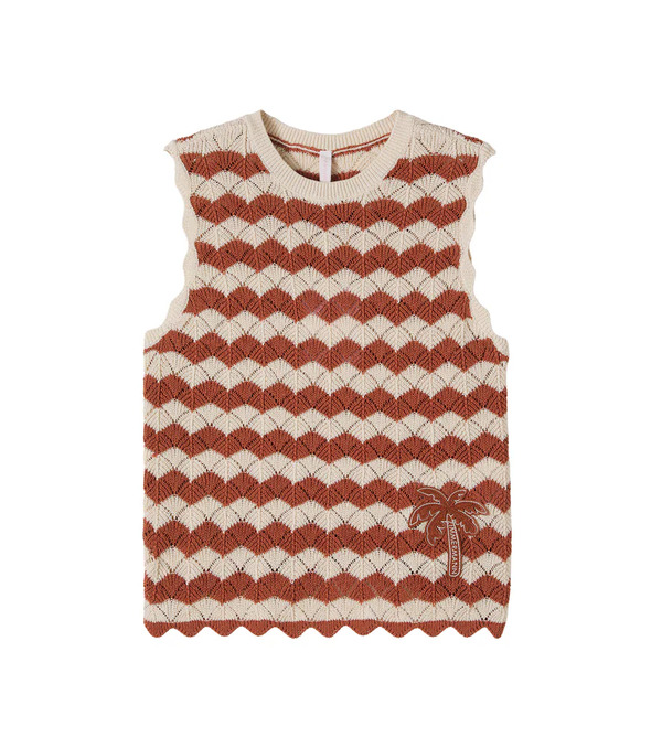  Zimmermann Kids Zimmermann Kids Aster Pointelle Cotton And Linen-blend Top 