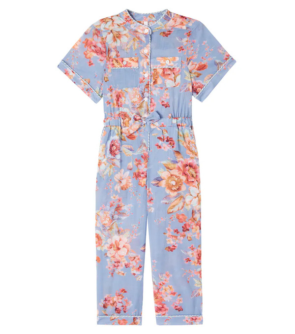  Zimmermann Kids Zimmermann Kids Awaken Floral Cotton Jumpsuit 