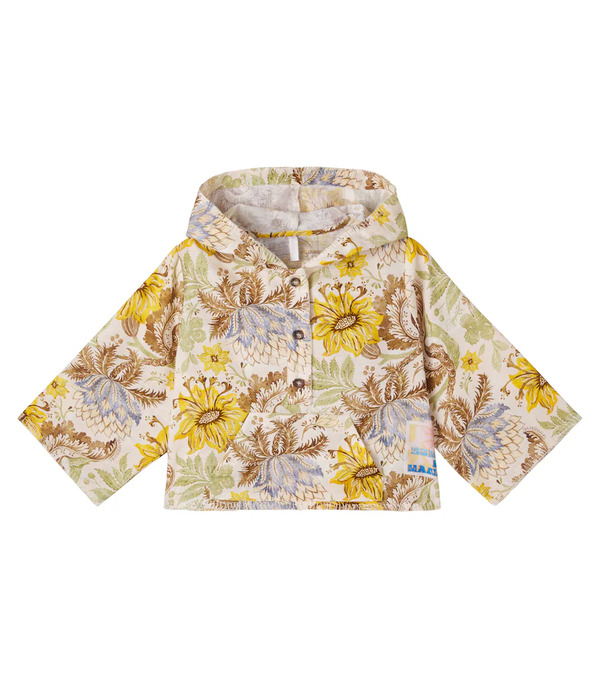  Zimmermann Kids Zimmermann Kids Floral Hooded Cotton Top 