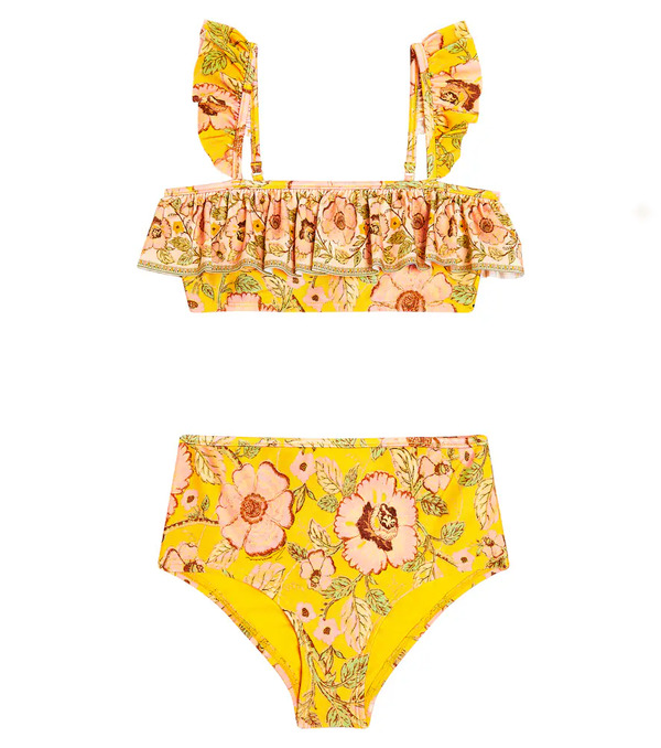  Zimmermann Kids Zimmermann Kids Junie Ruffled Floral Bikini 