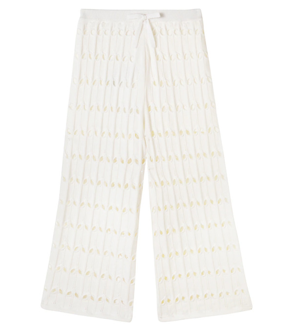  Zimmermann Kids Zimmermann Kids Knitted Wool And Cotton Pants 