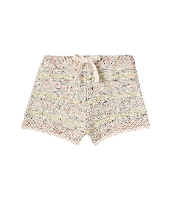  Zimmermann Kids Zimmermann Kids Rhiannon Knitted Cotton-blend Shorts 