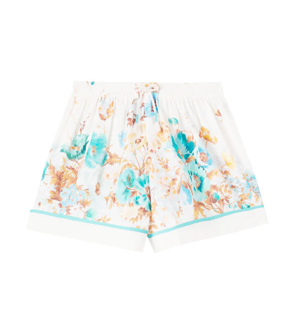 Zimmermann Kids Zimmermann Kids Scarborough Floral Cotton Shorts 