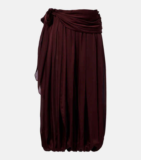  Zimmermann Zimmermann Luna Silk Satin Chiffon Balloon Pants 