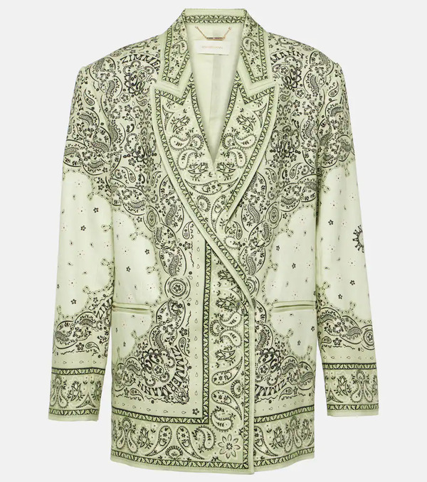  Zimmermann Zimmermann Matchmaker Printed Linen Blazer 
