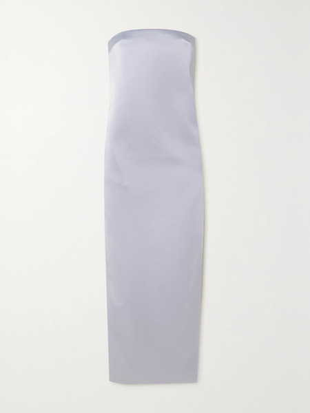  16arlington 16arlington - Blaise Strapless Duchesse-satin Maxi Dress - Lavender 