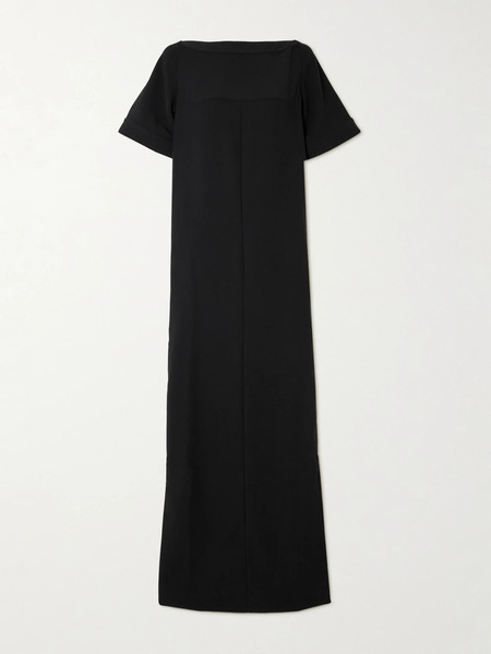  16arlington 16arlington - Clelia Open-back Crepe Gown - Black 