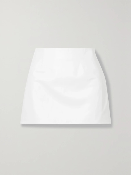  16arlington 16arlington - Haile Leather Mini Skirt - White 