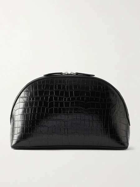  A Emery A Emery - Halloran Croc-effect Leather Clutch - Black 
