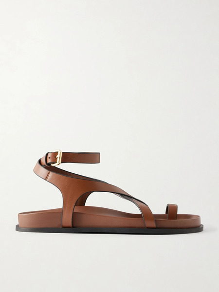  A Emery A Emery - Jalen Slim Leather Flats - Brown 