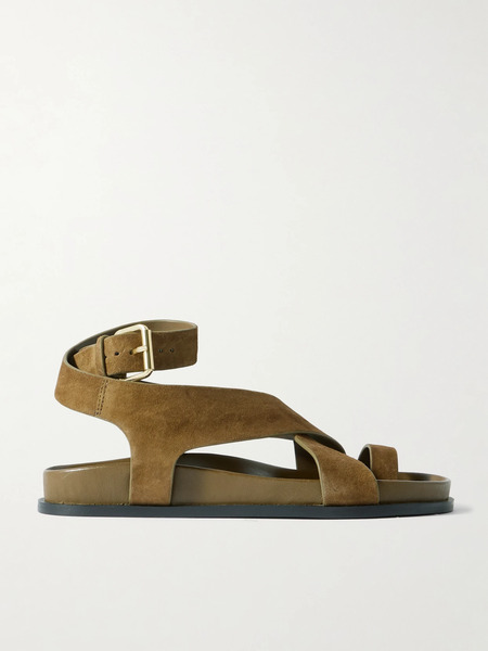  A Emery A Emery - Jalen Suede Sandals - Army Green 