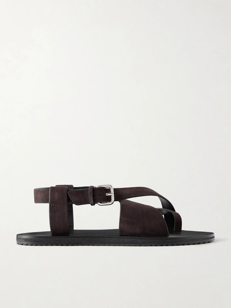  A Emery A Emery - Ora Suede Sandals - Dark Brown 