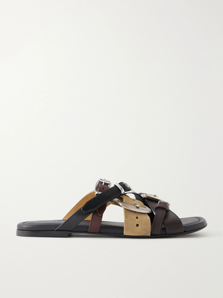  Acne Studios Acne Studios - Buckled Leather Sandals - Black 
