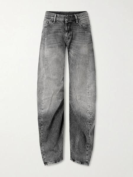  Acne Studios Acne Studios - 2006f Low-rise Barrel-leg Jeans - Black 