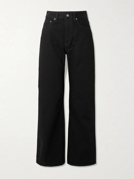  Acne Studios Acne Studios - 2021 High-rise Wide-leg Jeans - Black 