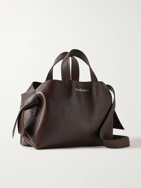  Acne Studios Acne Studios - Musubi Knotted Leather Tote - Dark Brown 