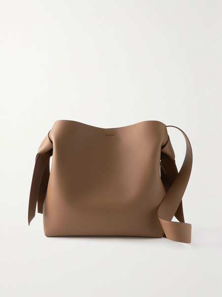  Acne Studios Acne Studios - Musubi Midi Knotted Leather Shoulder Bag - Tan 