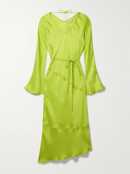  Acne Studios Acne Studios - Satin Midi Dress - Green 