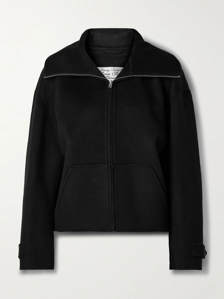  Acne Studios Acne Studios - Wool And Cashmere-blend Felt Jacket - Black 