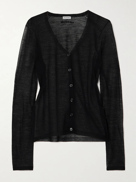  Acne Studios Acne Studios - Wool-blend Cardigan - Black 