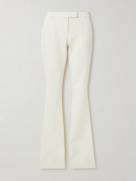  Acne Studios Acne Studios - Wool-blend Twill Flared Pants - White 