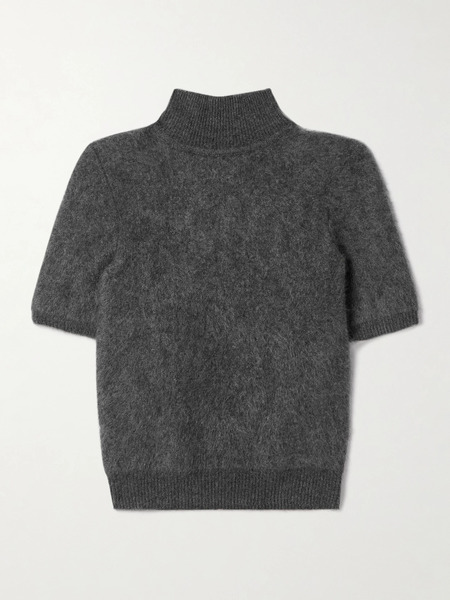  Adam Lippes Adam Lippes - Ari Brushed-cashmere Turtleneck Sweater - Gray 