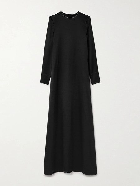  Adam Lippes Adam Lippes - Silk-charmeuse Gown - Black 