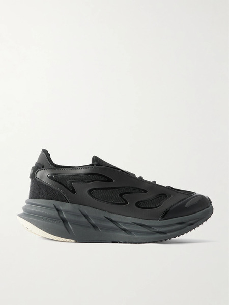  Adidas By Stella Mccartney Adidas By Stella Mccartney - Adistar Mesh And Shell Sneakers - Black 