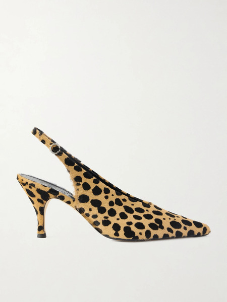  Aeyde Aeyde - Carla Leopard-print Calf Hair Pumps - Leopard Print 
