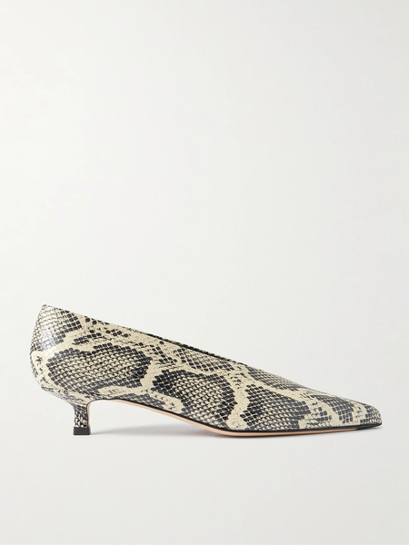  Aeyde Aeyde - Clara Snake-effect Leather Pumps - Snake Print 