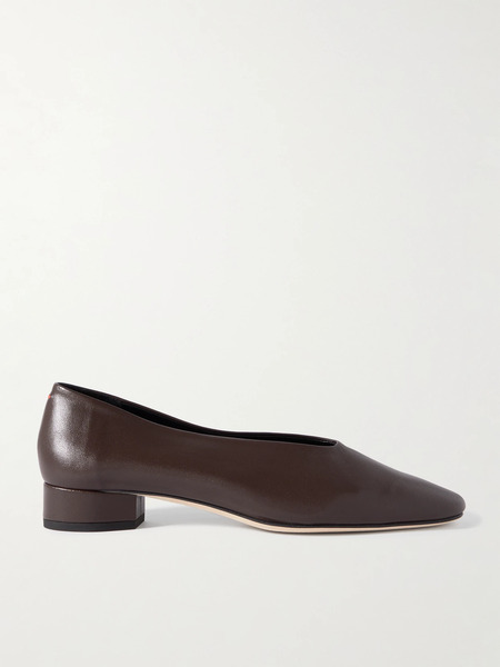  Aeyde Aeyde - Delia Leather Pumps - Chocolate 